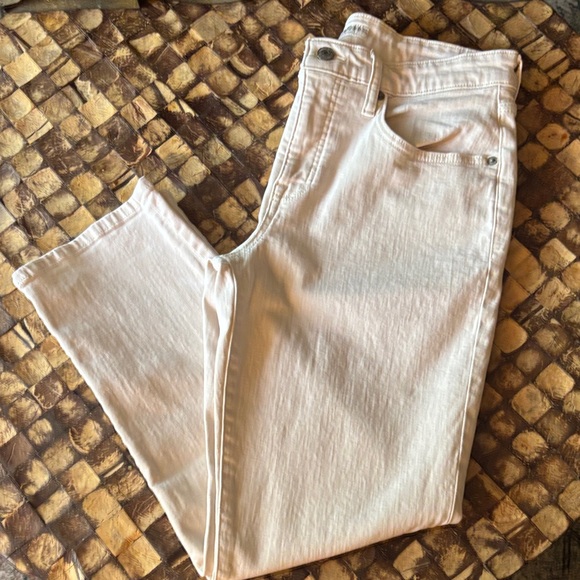 Lucky Brand Denim - Lucky Brand Women's Light Cream Straight Leg Jeans